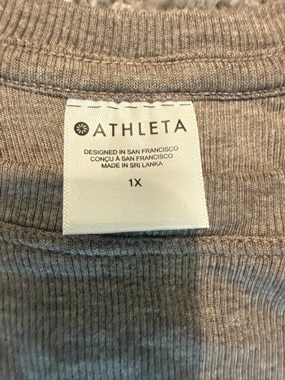 Athleta With Ease Ribbed Tee - Picture 3 of 4
